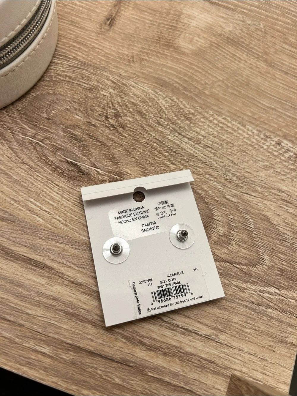 kate spade silver tone